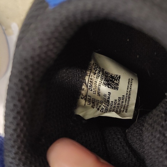 Nike Court Borough Mid 2 Td Trainers Black Game Royal Sz 5C DM8874-001 - Picture 9 of 10